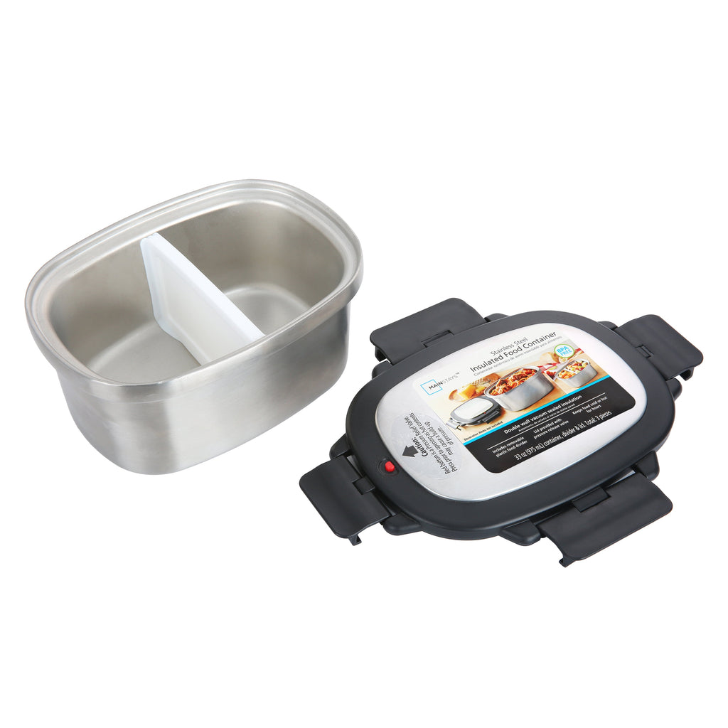 33 Oz Insulated Stainless Steel Lunch Box Food Storage Container with Lid