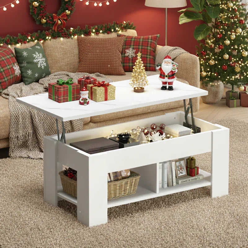 Sparta Lift Top Extendable Coffee Table with Storage
